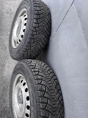 vossen diska 13: Колеса в сборе 205 / 70 / R 15, Зима, Б/у, Легковые, Железные, отверстий - 4 — 2