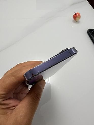 iphone 12 pro ma: IPhone 14 Pro, Б/у, 128 ГБ, Deep Purple, Кабель, 81 % — 6