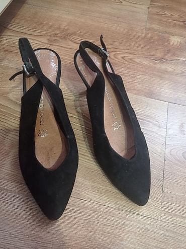 second hand obuv: Туфли, 36, Marco Tozzi, Б/у, цвет - Черный, Самовывоз — 7