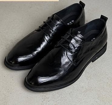 Мужские туфли, 39.5, Новый, цвет - Черный, Самовывоз, Платная доставка at lalafo.kg Мужские туфли, 39.5, Новый, цвет - Черный, Самовывоз, Платная доставка