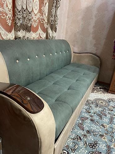 Спальный гарнитур, Двуспальная кровать, ДСП, цвет - Коричневый