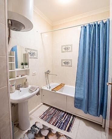 отдых исык ата: 1 комната, 43 м², 8 этаж, Евроремонт — 7