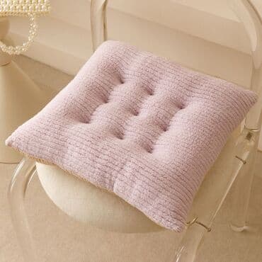 вата расчес: Мягкая сидушка-подушка на стул/кресло. - Форма: квадрат/размер: 40*40 — 7