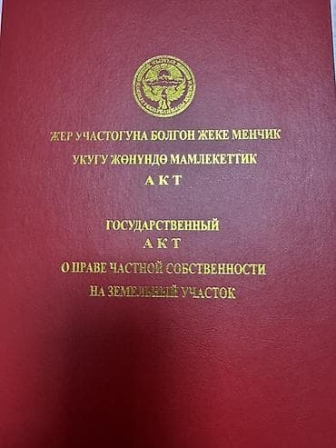 Кыймылсыз мүлк: 600 соток, Курулуш, Кызыл китеп — 4