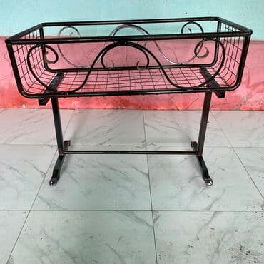 Люлька, Новый, Качалка, Колыбель, Металл, цвет - Черный