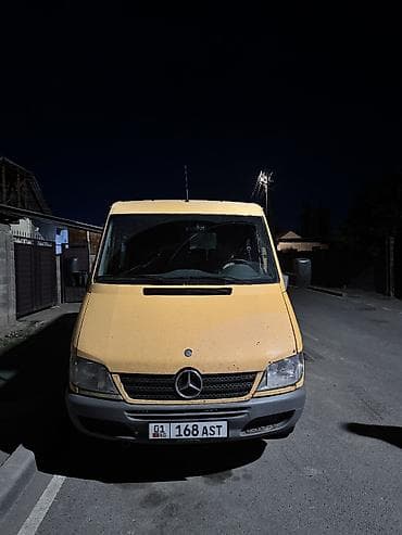 Транспорт: Mercedes-Benz Спринтер: 2001 г., 2.7 л, Механика, Дизель, Фургон — 1