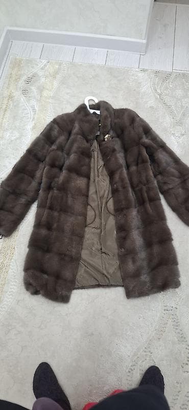 second hend: Шуба, Норка, По колено, M — 5