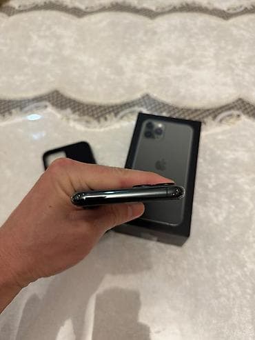 full construction: IPhone 11 Pro, 256 ГБ, Matte Midnight Green, Защитное стекло, Чехол, Коробка, 71 % — 5