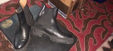 на прокат военная форма: Черные натуральные кожаные ботинки челси с эластичными вставками по — 2