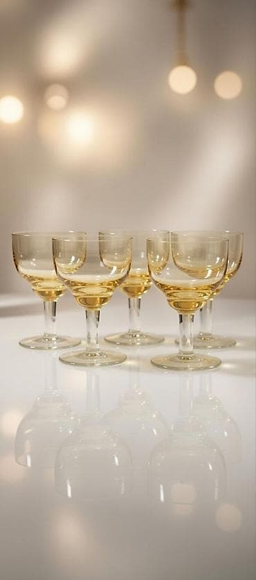 Набор бокалов-кубков для шампанского/коктейлей, 5штук. СССР. 9 at lalafo.kg Набор бокалов-кубков для шампанского/коктейлей, 5штук. СССР. 9