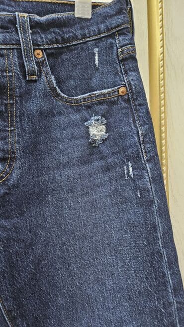 купить сумку шанель оригинал бу: Классные фирменные женские джинсы, 3 пары разного кроя, ZARA — 10