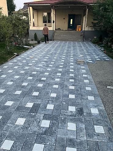 брусчатка тротуарная плитка: Тротуарная плитка «Квадро» с укладкой под ключ - Тип — 2