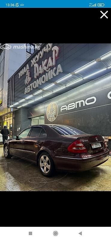 Mercedes-Benz E-Class: 2005 г., 3.5 л, Автомат, Бензин — 2