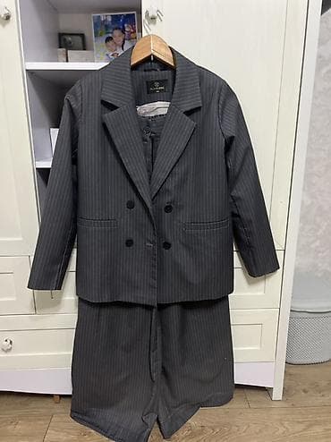 вещи hm: Комплект, цвет - Серый, Б/у — 3