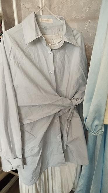 Мужская обувь: Вечернее платье, А-силуэт, Длинная модель, С рукавами, M — 7