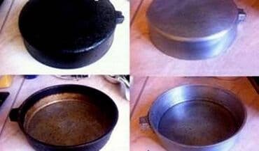 скупка казан: Сковороды. Очистка от нагара. Чистка. Восстановление первоначального — 1