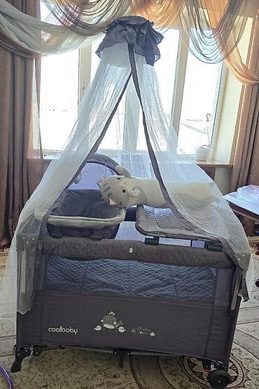 люлька манеж: Всвязи переездом срочно продаю Детская кроватка-манеж Coolbaby — 6