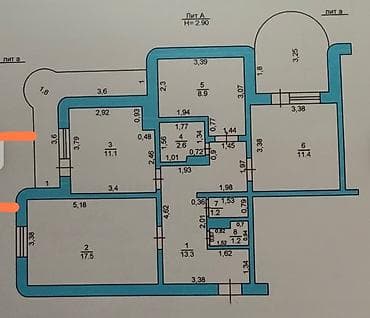 квартиры в караколе продажа: 3 комнаты, 79 м², Индивидуалка, 10 этаж, Готовая ПСО (под самоотделку) — 3