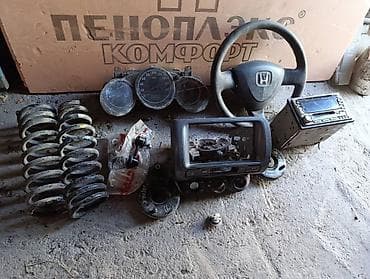 Унаа тетиктери: Руль Honda 2003 г., Колдонулган, Оригинал, Жапония — 1