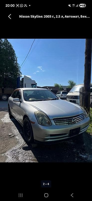 скайлан: Nissan Skyline: 2001 г., 2.5 л, Автомат, Бензин, Седан — 3