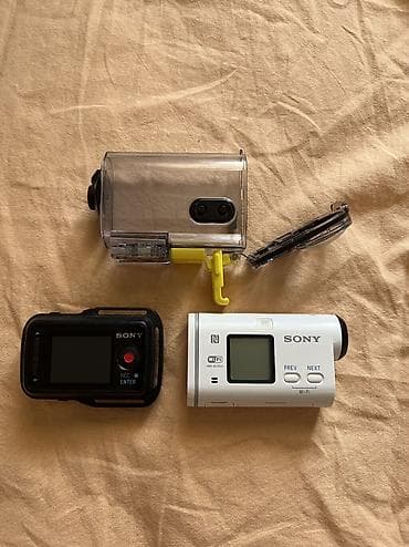 Видеокамералар: * Sony HDR-AS100V * аквабокс, * и пульт-часы Sony Все в идеальном — 3