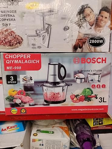 измельчитель bosch цена: Измельчитель Bosch ME-998 (Chopper Qiy malagich) - Объем чаши: 3 л — 1