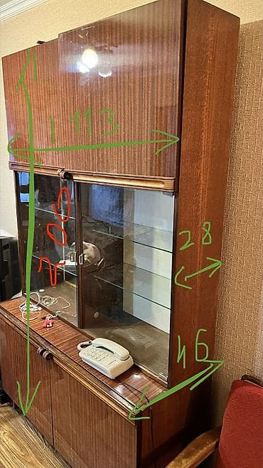 полка шкаф: Сервант, Дерево — 5