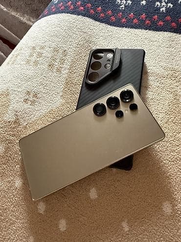 s 65: Samsung Galaxy S25 Ultra, Б/у, 256 ГБ, цвет - Серебристый, 1 SIM — 3