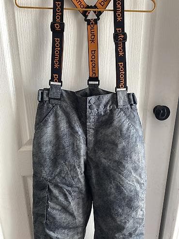 Школьная форма: Горнолыжные брюки вам в подарок 🎁 Куртка парка на рост 120-140 см — 4