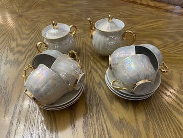 продаю медали: Чайный набор «Перламутр». 6 персон. 14 Предметов. СССР — 2