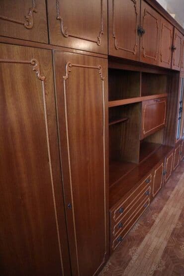 финская стенка: Гарнитур для зала, Б/у, Дерево, Самовывоз — 11