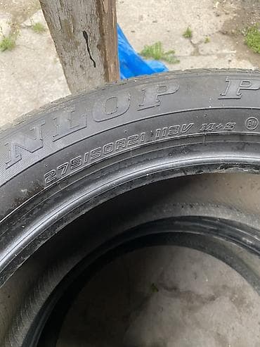 titan diski: Шины 275 / 50 / R 21, Лето, Б/у, Пара, Внедорожные (АТ/МТ), Япония, DUNLOP — 4