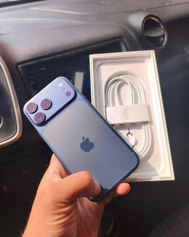 IPhone 17 Pro Max, 256 ГБ, Синий, Коробка, 100 %