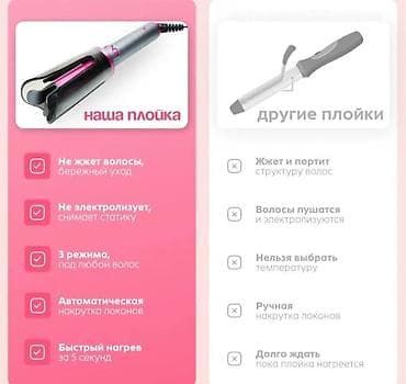 нужны: Плойка Вид плойки: Автоматический — 5