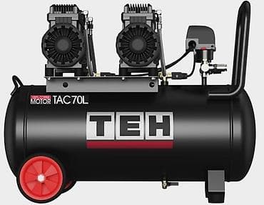 воздушный бачок: Компрессор TEH TAC70L - Тип: поршневой воздушный компрессор с — 1