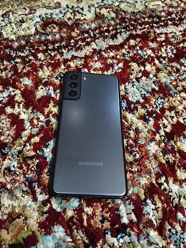 redmi 128: Samsung Galaxy S21 5G, Б/у, 256 ГБ, цвет - Черный, 1 SIM — 1