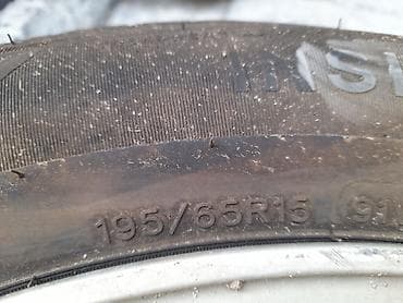 9 0016: Колеса в сборе 195 / 65 / R 15, Лето, 1 шт, Легковые, Литые, отверстий - 5 — 3