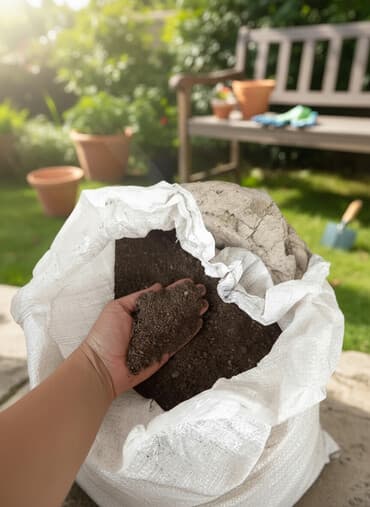 Плодородная почвосмесь/грунт в мешках - Фракция: мелкая