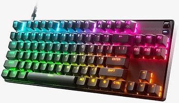 hyper x cloud: Клавиатура, SteelSeries, Механическая, Проводное подключение, Размер: 80% — 2