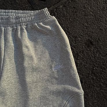 Серые теплые джоггеры WAYNE. - Размер: L - Цвет: светло‑серый меланж