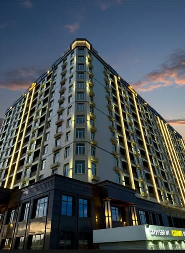 посуточные квартиры 2 комнаты: 2 комнаты, 75 м², Элитка, ПСО (под самоотделку) — 1