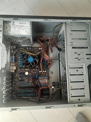 intel core i7: Два системных блока формата ATX. 1) Верхний — HP (черный корпус): - — 3