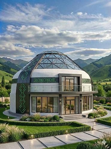 азия пелес: Юрта-дом (готовое решение под ключ) - Формат: круглой формы жилой — 6