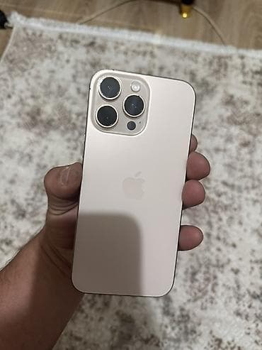 айфон хсар: IPhone 16 Pro Max, Б/у, 256 ГБ, Desert Titanium, Зарядное устройство, Чехол, Кабель, 90 % — 1