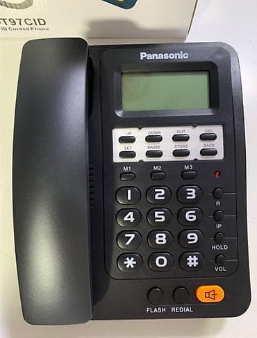 дайльный апарат: Проводной телефон Panasonic KX‑T97CID Ключевые особенности: - — 2