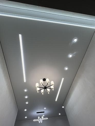 Натяжные потолки с интегрированной подсветкой - Современные