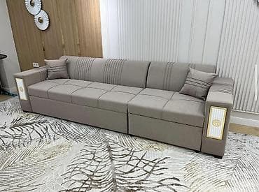 складная посуда из дерево: Модульный диван, Новый — 1