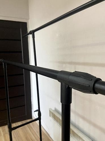 купить прихожую бу: Вешалка напольная для одежды, рейл, гардеробная, металлическая — 5