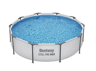 Личные вещи: Каркасный бассейн Bestway Steel Pro MAX, 305х76см, 4678л - Тип — 4