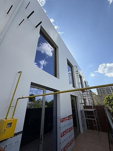 зоны отдыха: Современный двухэтажный дом в стиле минимализм с панорамным — 6